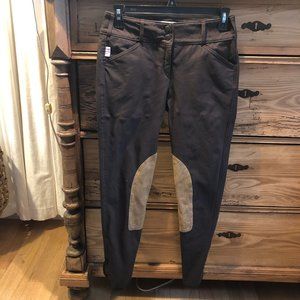 The Tailored Sportsman Equestrian Riding Pants, sz 26, Brown/Camel
